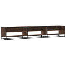 Tv-meubel 270x40x46 cm bewerkt hout bruin eikenkleurig
