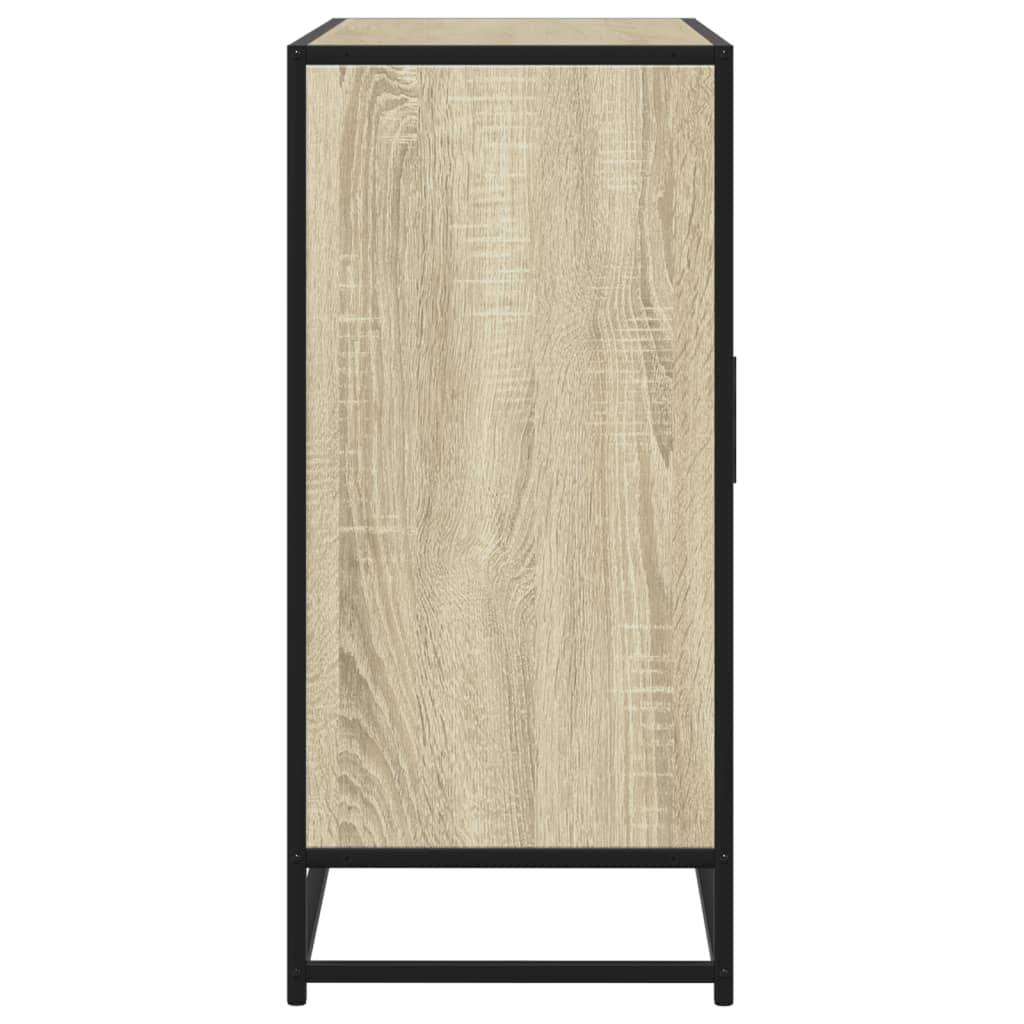 Dressoir 92x35x76 cm bewerkt hout sonoma eikenkleurig