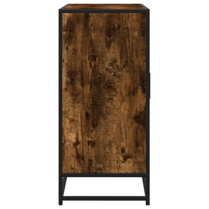 Dressoir 92X35X76 Cm Bewerkt Hout Kleurig Gerookt eiken