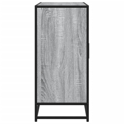 Dressoir 92x35x76 cm bewerkt hout grijs sonoma eikenkleurig