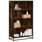 Bookcase 80.5x35x139 cm engineered wood smoked oak look