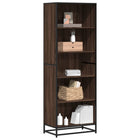 Boekenkast 60x35x170,5 cm bewerkt hout bruin