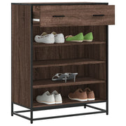 Schoenenkast 75x38x97,5 cm bewerkt hout metaal