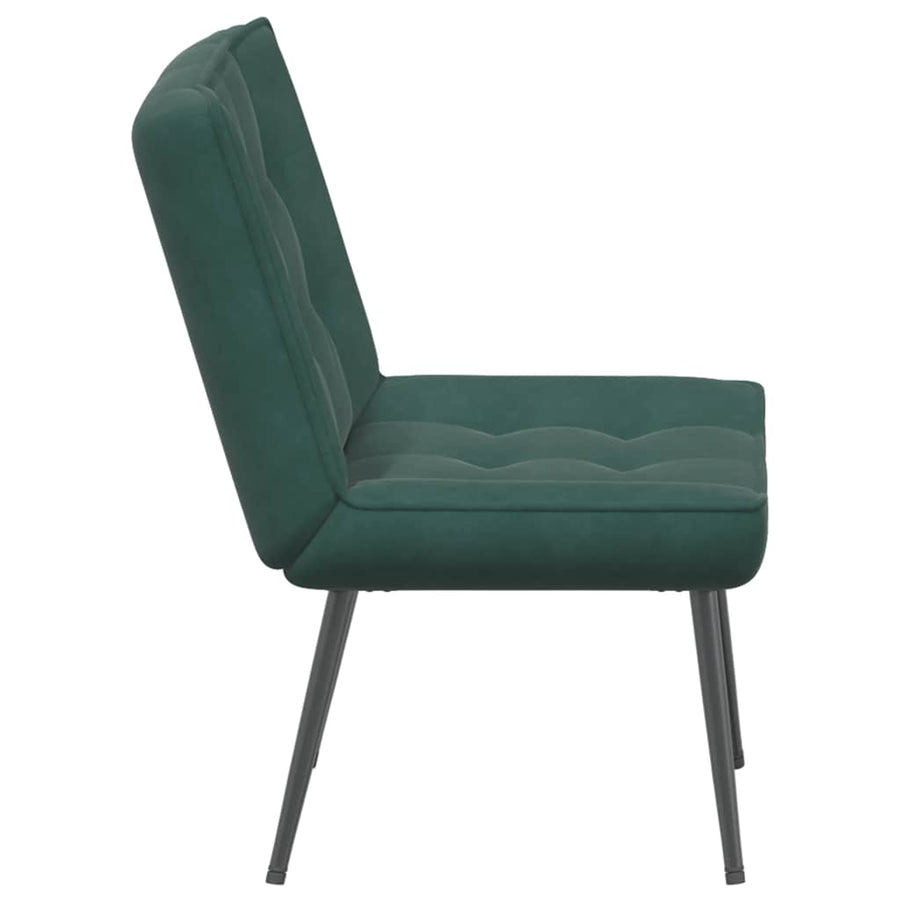 Relaxstoel 64x74x84 cm fluweel donkergroen