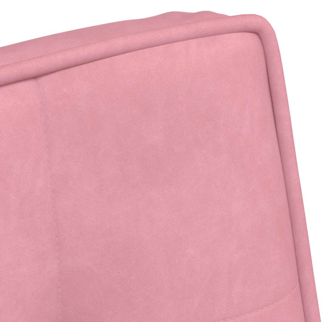 Relaxstoel 64x74x84 cm fluweel roze