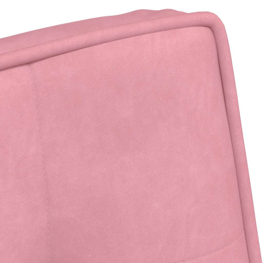 Relaxstoel 64x74x84 cm fluweel roze