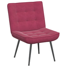 Relaxstoel 64x74x84 cm fluweel wijnrood