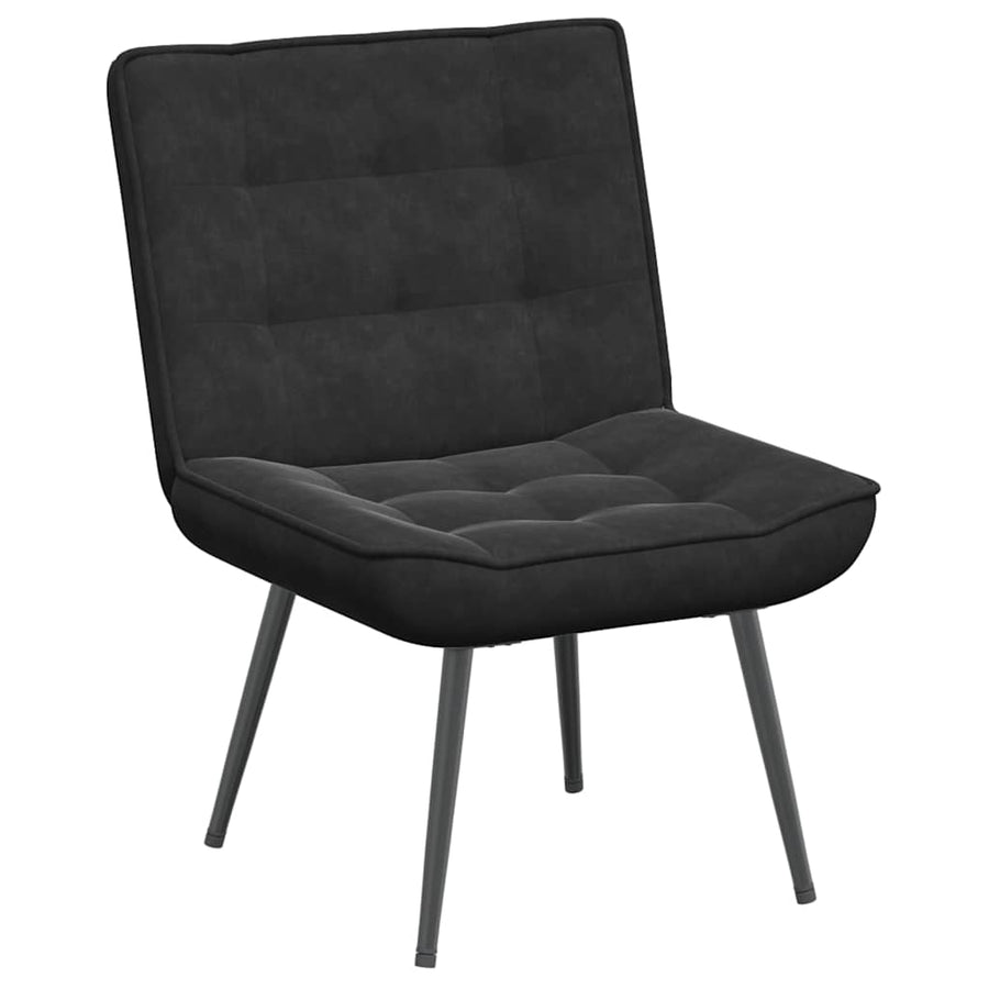 Relaxstoel 64x74x84 cm fluweel zwart