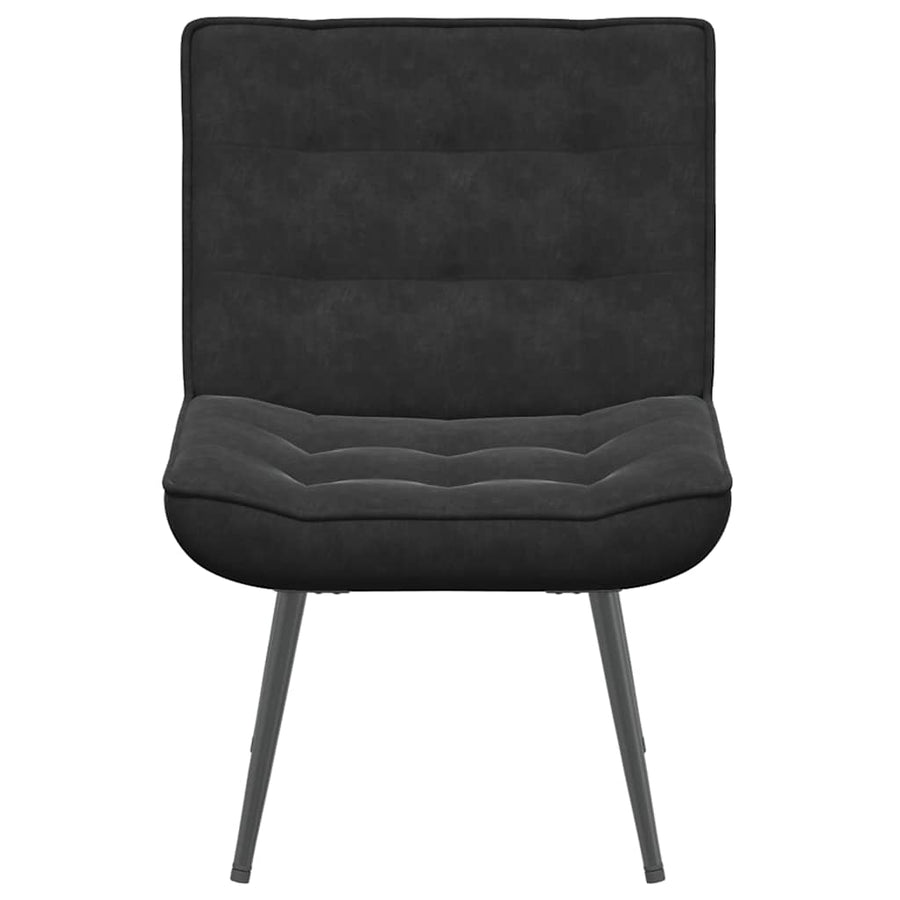 Relaxstoel 64x74x84 cm fluweel zwart