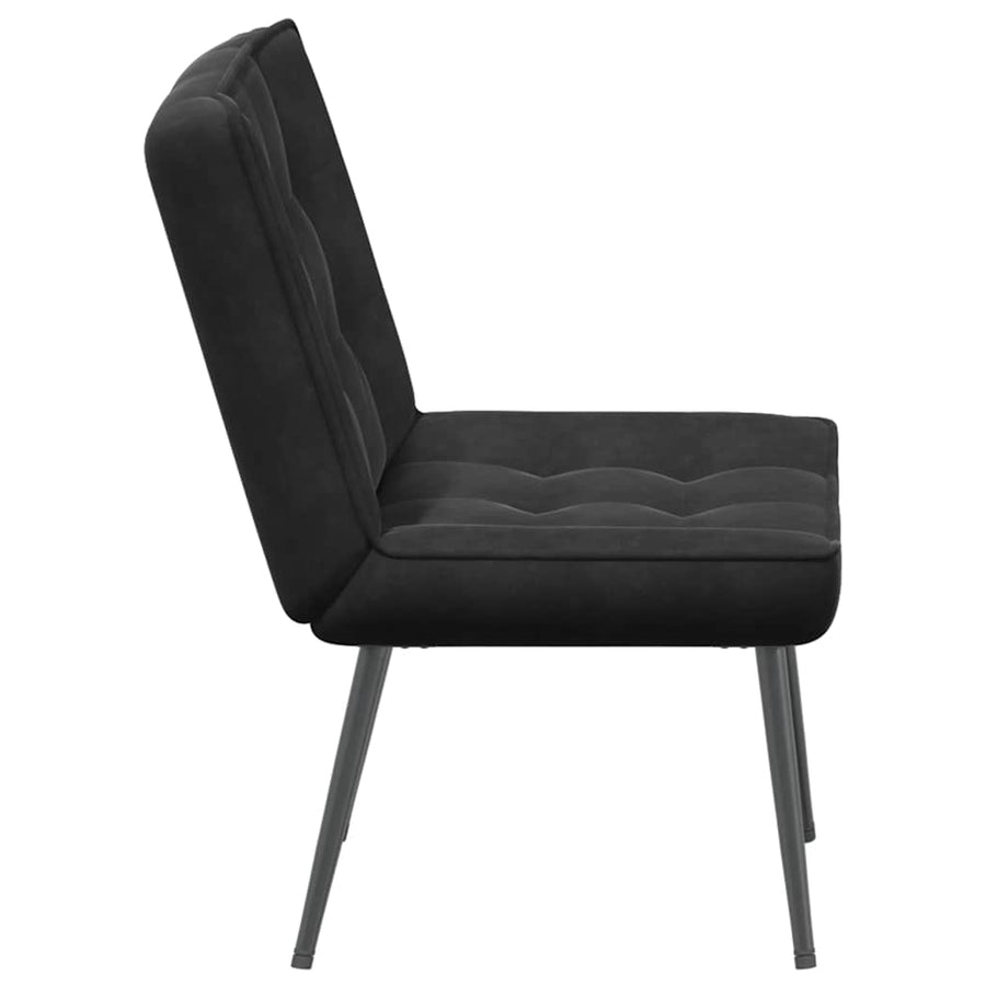 Relaxstoel 64x74x84 cm fluweel zwart