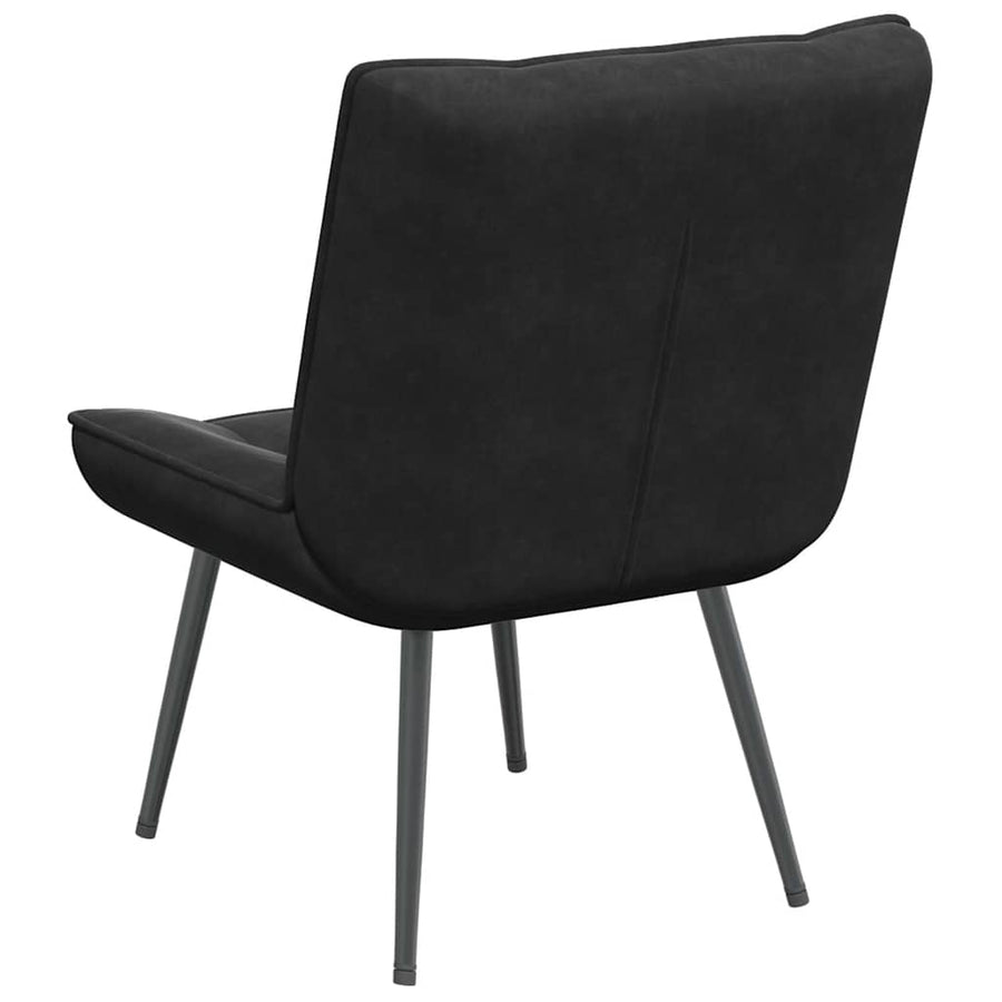 Relaxstoel 64x74x84 cm fluweel zwart