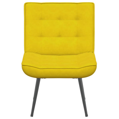 Relaxstoel 64x74x84 cm fluweel geel