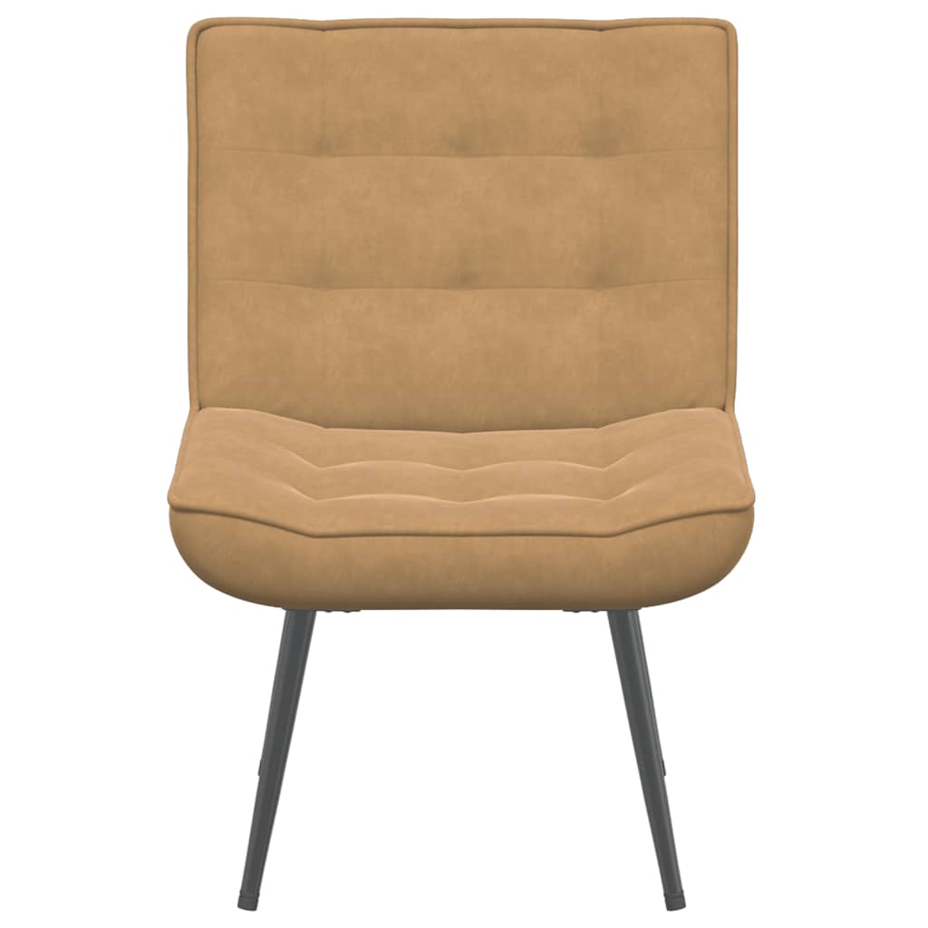 Relaxstoel 64x74x84 cm fluweel bruin