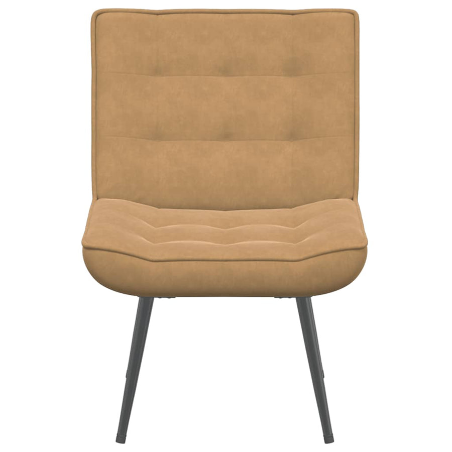 Relaxstoel 64x74x84 cm fluweel bruin