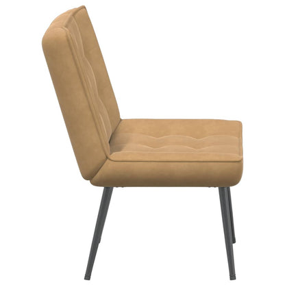 Relaxstoel 64x74x84 cm fluweel bruin