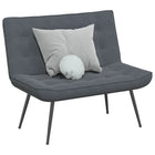 Bench 110x74x84 cm velvet dark gray