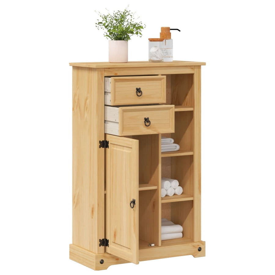 Badkamerkast Corona 70x33x110 cm massief grenenhout