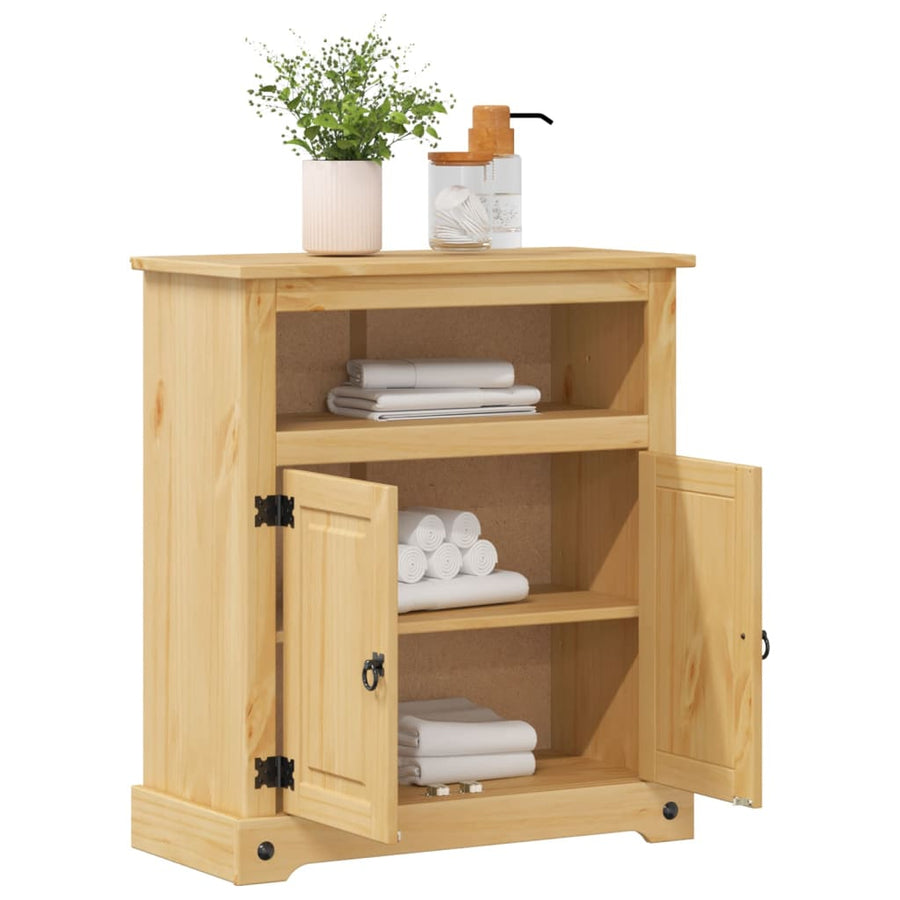 Badkamerkast Corona 70x33x80 cm massief grenenhout