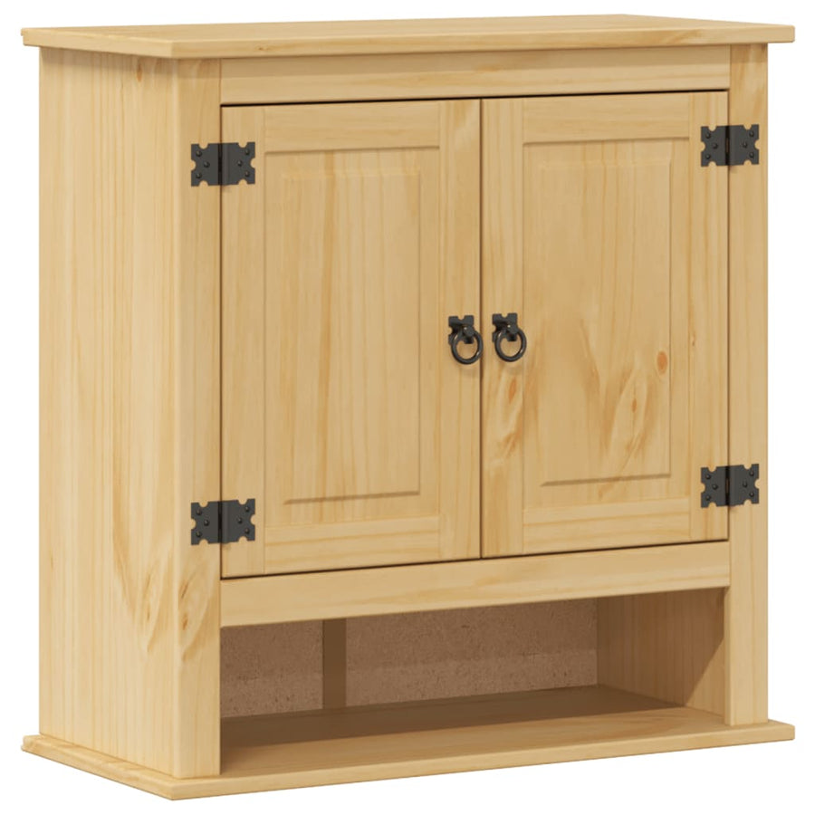 Badkamerwandkast Corona 70x33x71,5 cm massief grenenhout