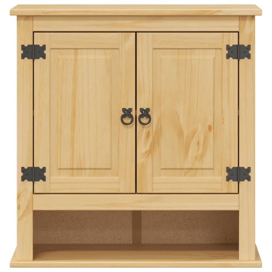 Badkamerwandkast Corona 70x33x71,5 cm massief grenenhout
