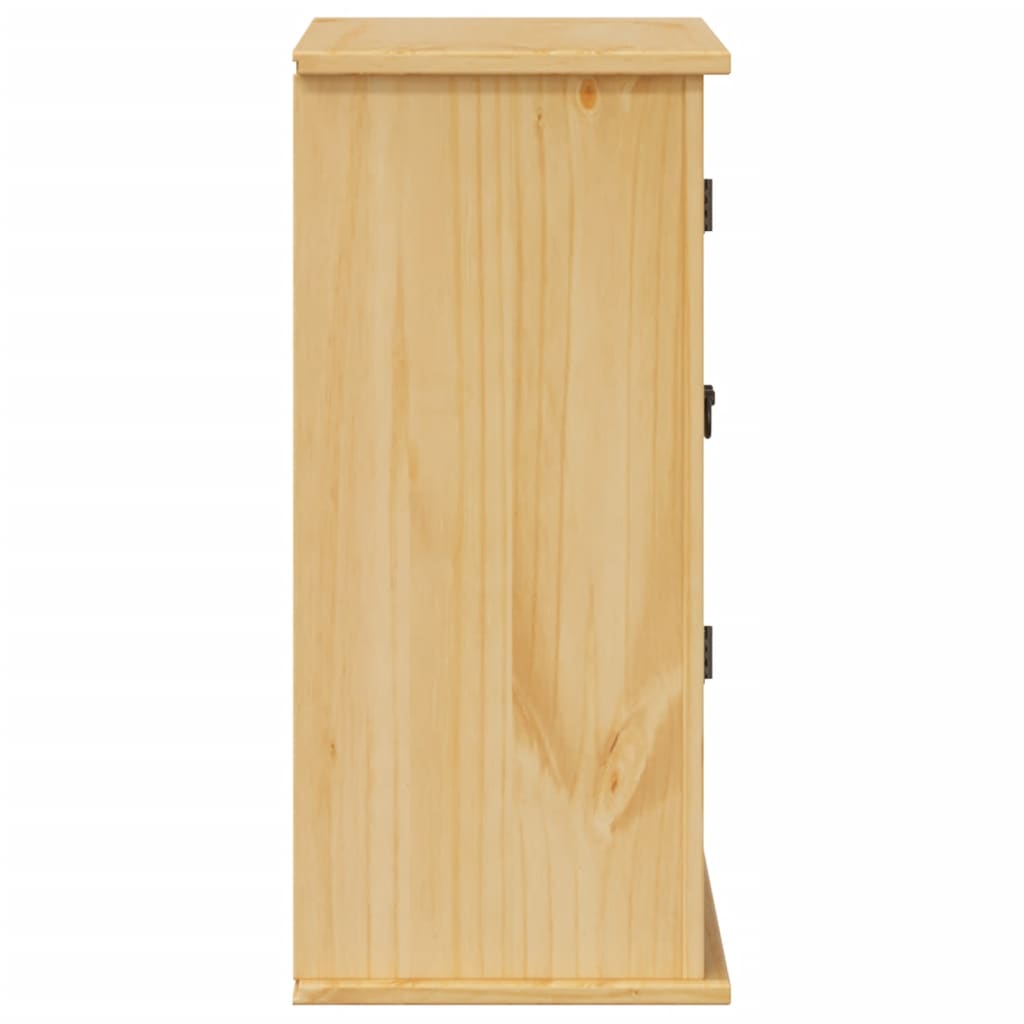 Badkamerwandkast Corona 70x33x71,5 cm massief grenenhout