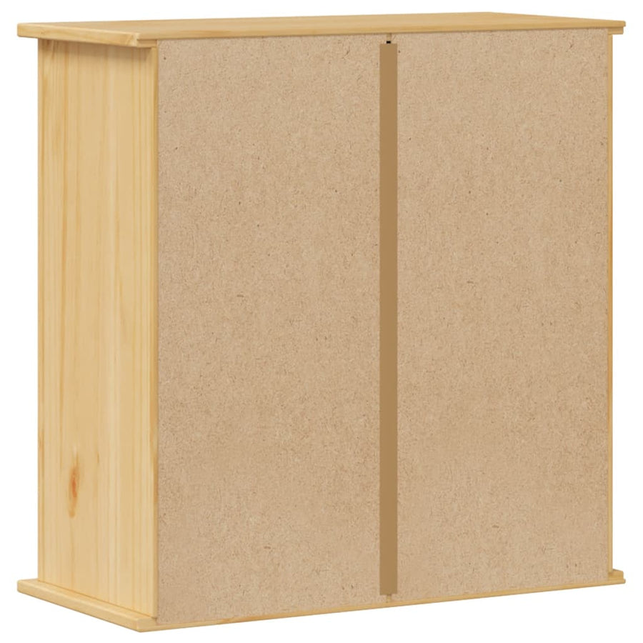 Badkamerwandkast Corona 70x33x71,5 cm massief grenenhout