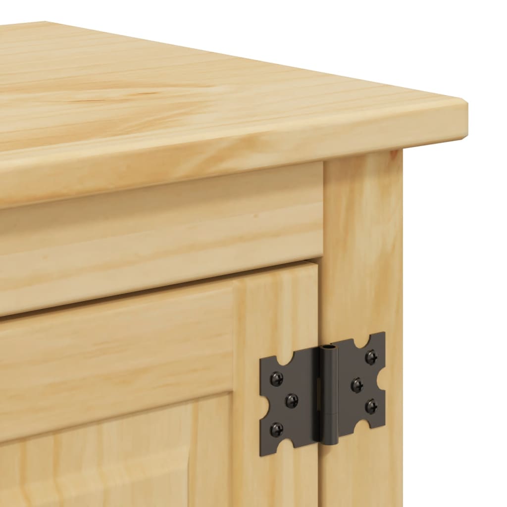 Badkamerwandkast Corona 70x33x71,5 cm massief grenenhout