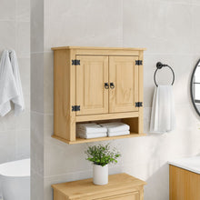 Badkamerwandkast Corona 70x33x71,5 cm massief grenenhout