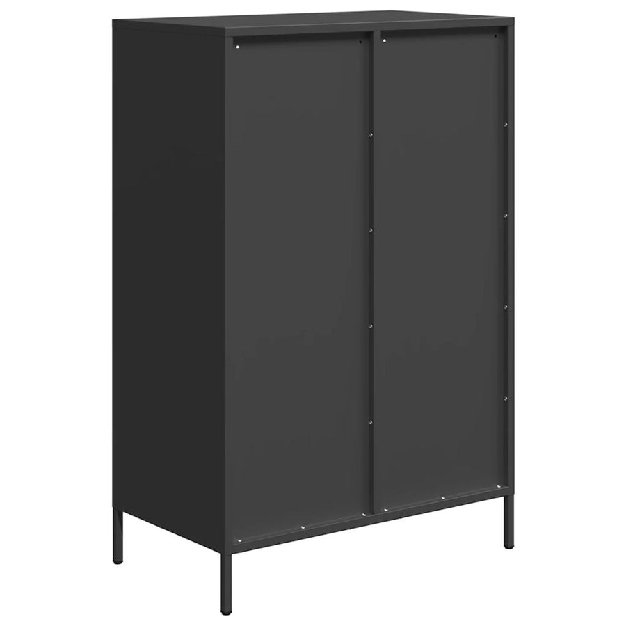 Hoge kast 68x39x101,5 cm staal zwart