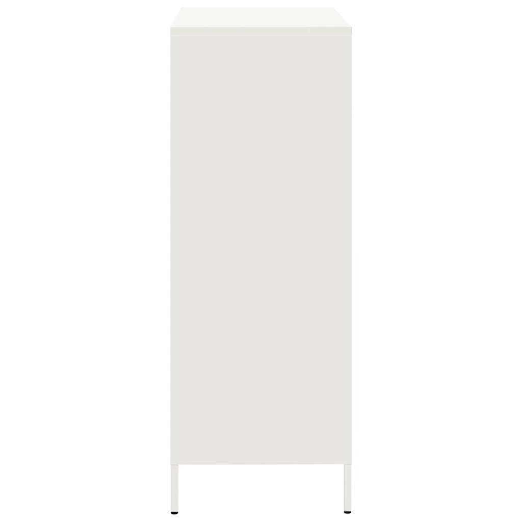 Hoge kast 68x39x101,5 cm staal wit