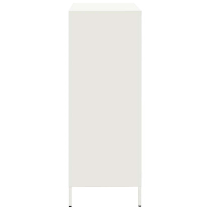 Hoge kast 68x39x101,5 cm staal wit