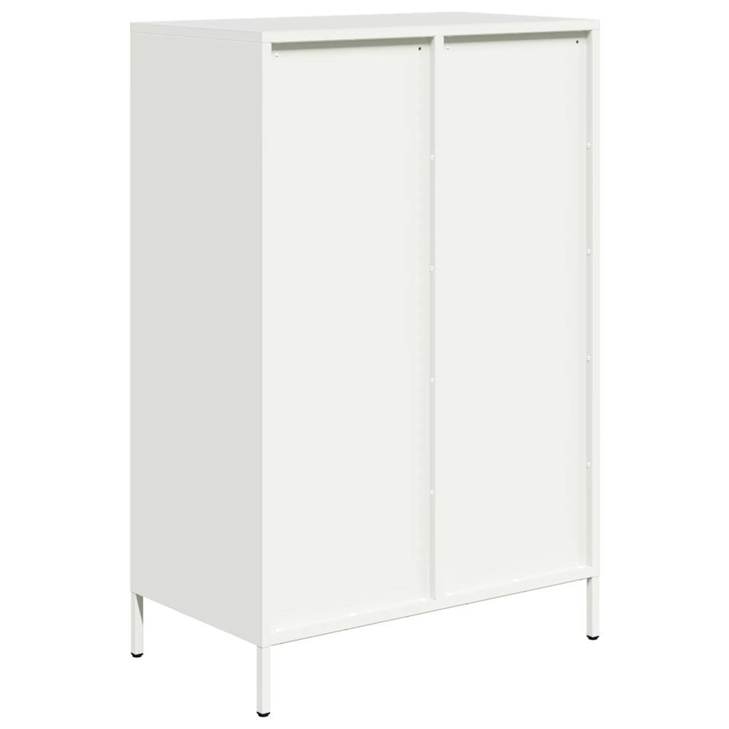 Hoge kast 68x39x101,5 cm staal wit