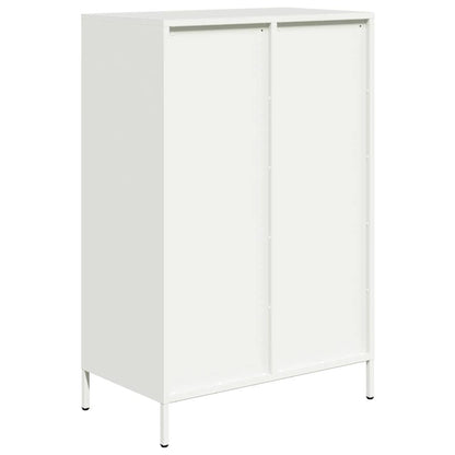 Hoge kast 68x39x101,5 cm staal wit