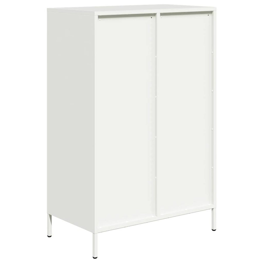 Hoge kast 68x39x101,5 cm staal wit