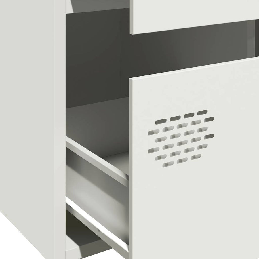 Hoge kast 68x39x101,5 cm staal wit