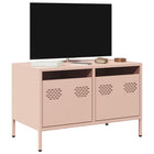 Tv-meubel 68x39x43,5 cm staal roze