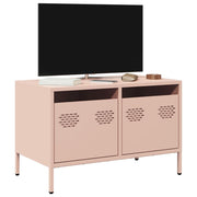 Tv-meubel 68x39x43,5 cm staal roze