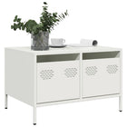 TV cabinet 68x50x43.5 cm cold-rolled steel white