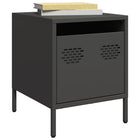 Nightstands 2 pcs 35x39x43.5 cm steel black