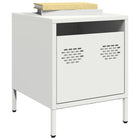 Nightstands 2 pcs 35x39x43.5 cm steel white