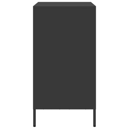 Dressoir 68x39x73,5 cm koudgewalst staal zwart