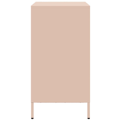 Dressoir 68x39x73,5 cm koudgewalst staal roze