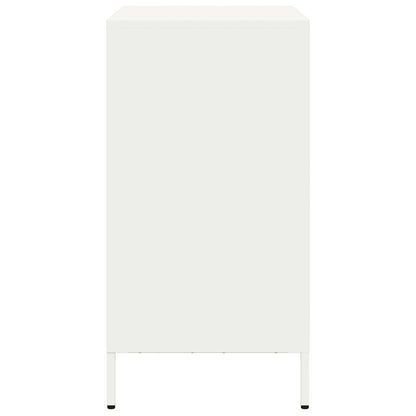 Dressoir 68x39x73,5 cm koudgewalst staal wit