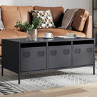 Salontafel 101,5x50x43,5 cm staal antraciet