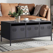 Salontafel 101,5x50x43,5 cm staal antraciet