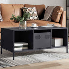 Salontafel 101,5x50x43,5 cm koudgewalst staal antraciet