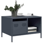 Salontafel 68,5x50x43,5 cm staal antraciet