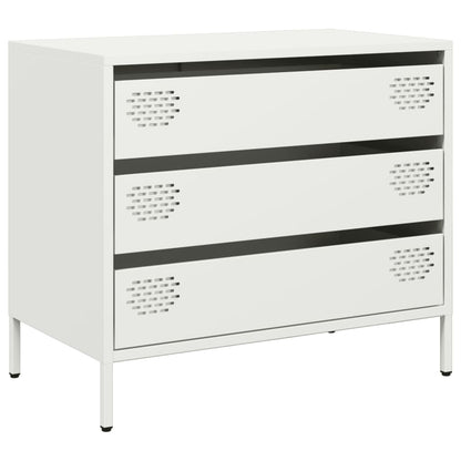 Dressoir 68x39x58,5 cm koudgewalst staal wit