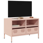 TV cabinet 68x39x43.5 cm cold-rolled steel pink