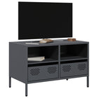 Tv-meubel 68x39x43,5 cm staal antraciet